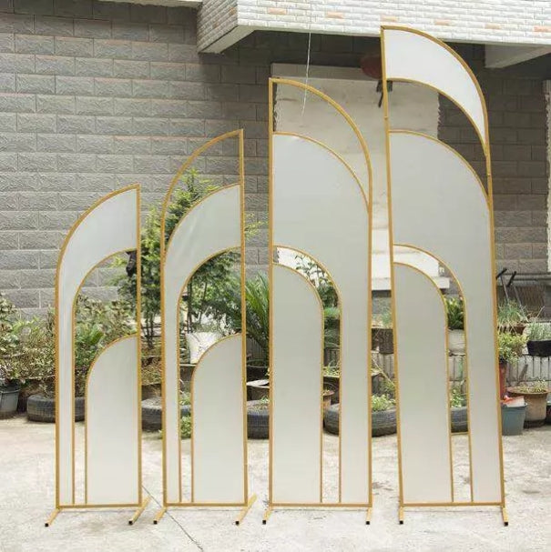 Luxury Metal Backdrop/Gold Stage Background Only - Fino Decor