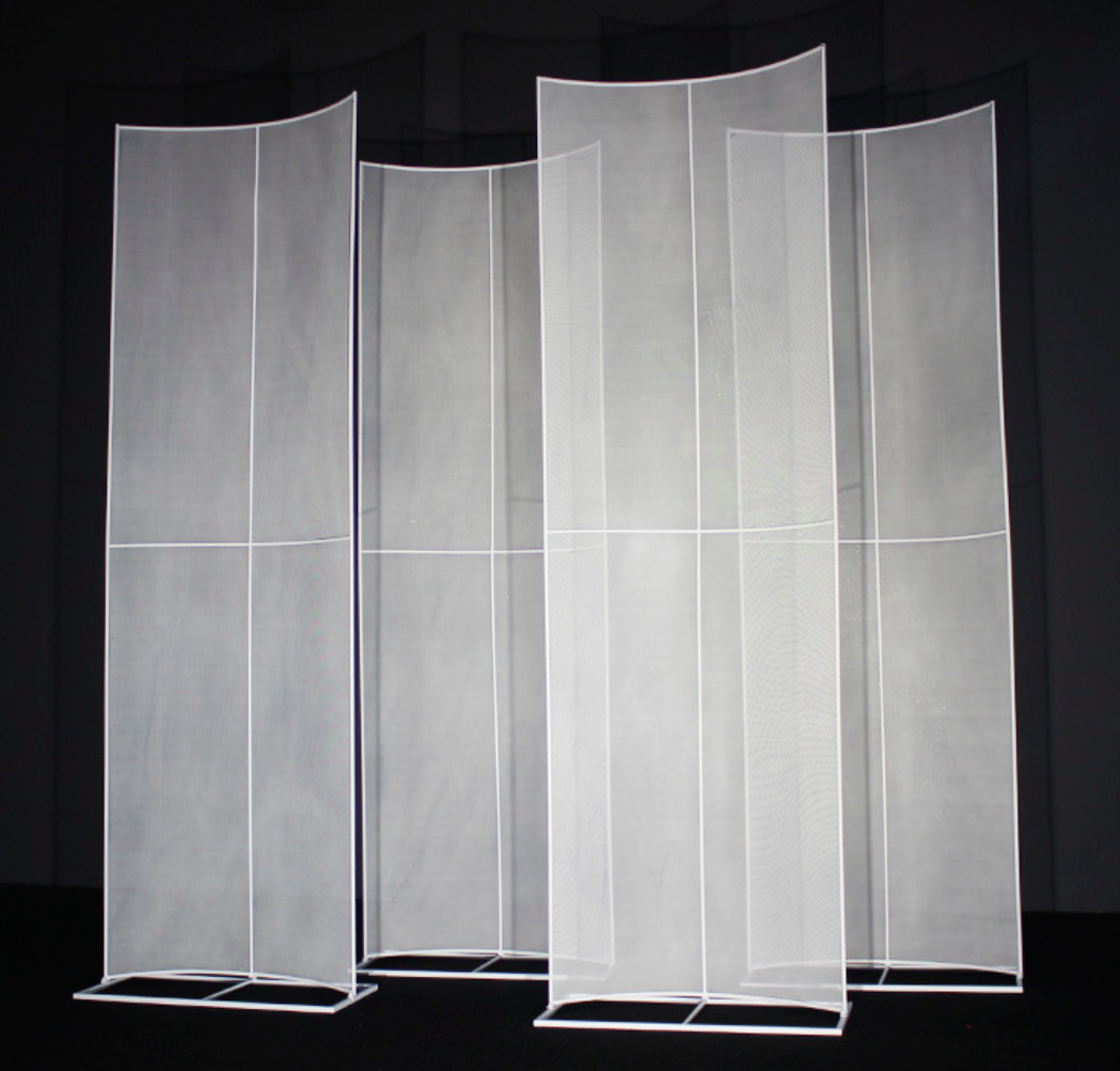 Metal Semicircle Grid Backdrop - Fino Decor