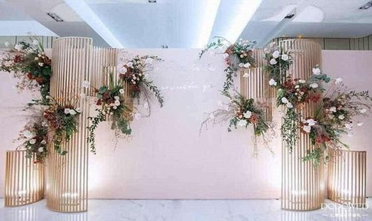 Semicircle Lined Background - Fino Decor
