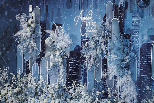Overlapping Portraits Backdrop - Fino Decor