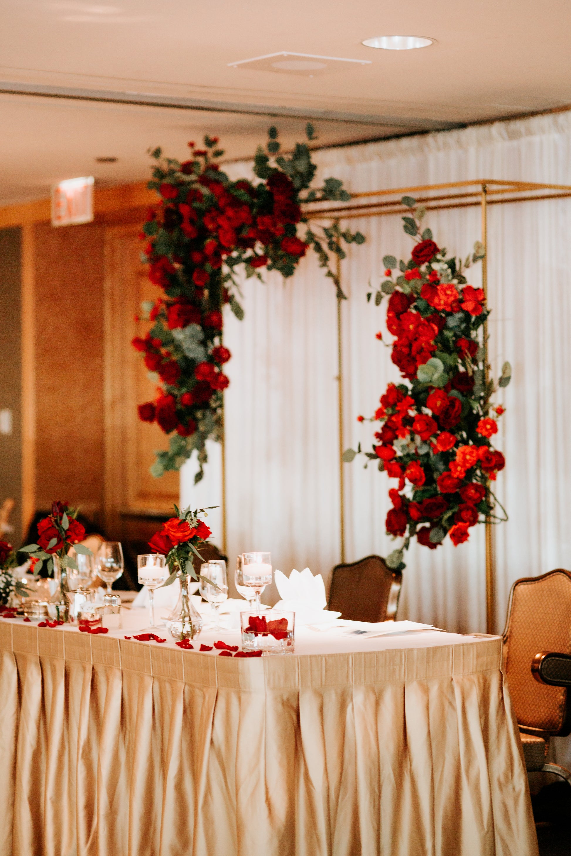 Adjustable Height Rectangular Wedding Arch Only - Fino Decor