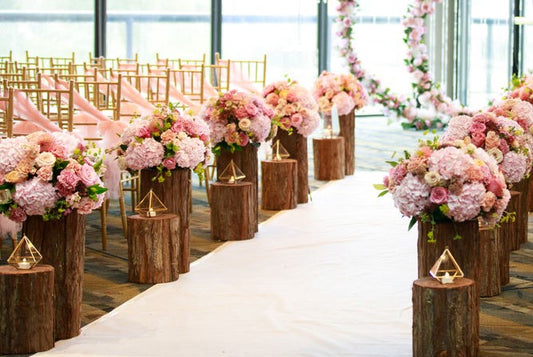 Wooden stake/Wedding Pilar - Fino Decor