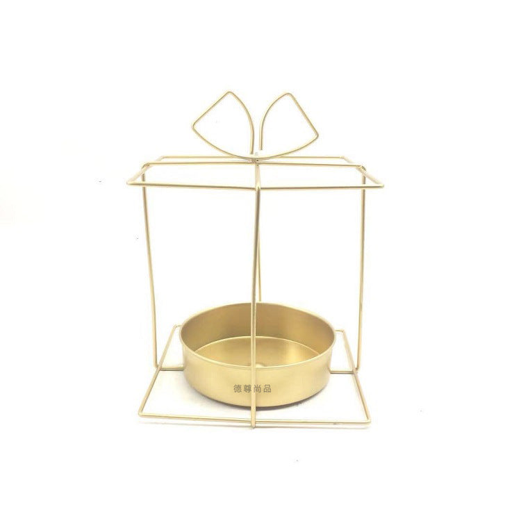 Square Gold Flower Container / Special Flower Bouque - Fino Decor