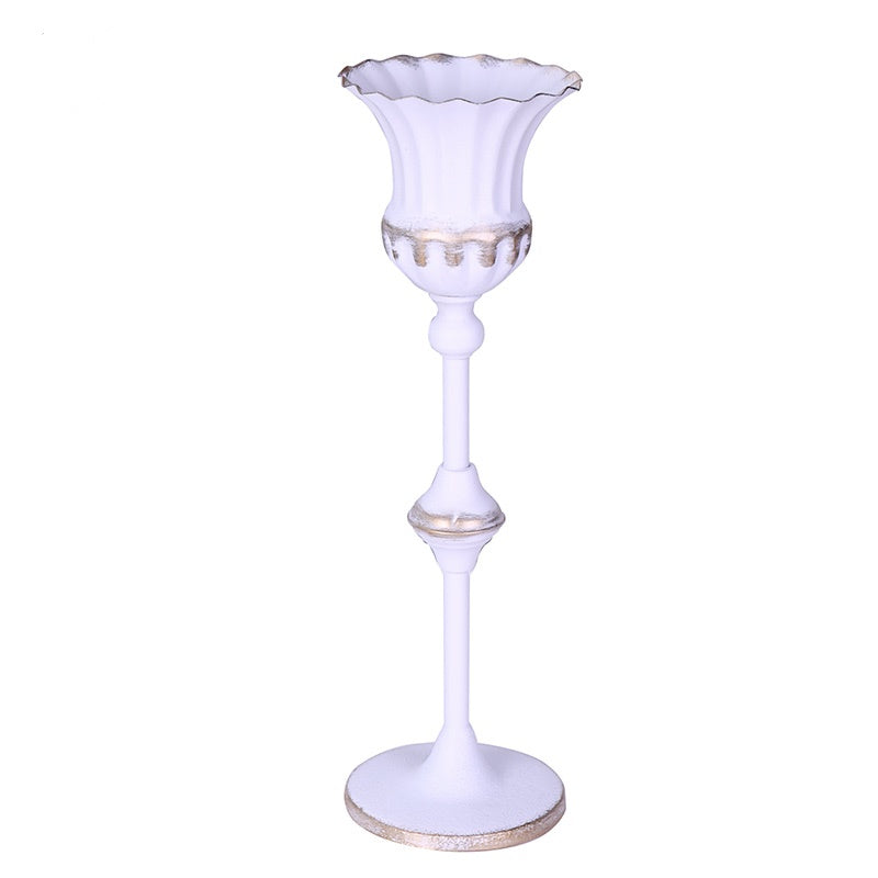 Metal Vintage Flower Vase - Fino Decor