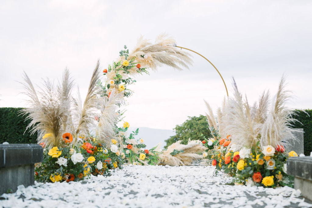 Metal Round Wedding Arch/ Circle Wedding Arch Only (Square Pipe)
