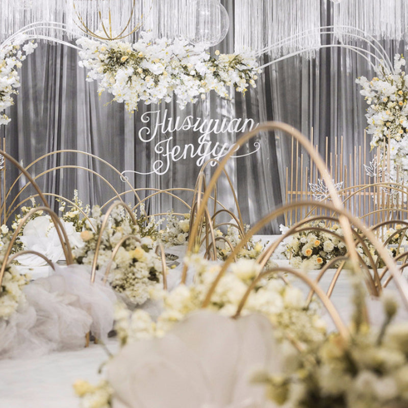 Rainbow Wedding Display / Rainbow Wedding Flower Stand - Fino Decor