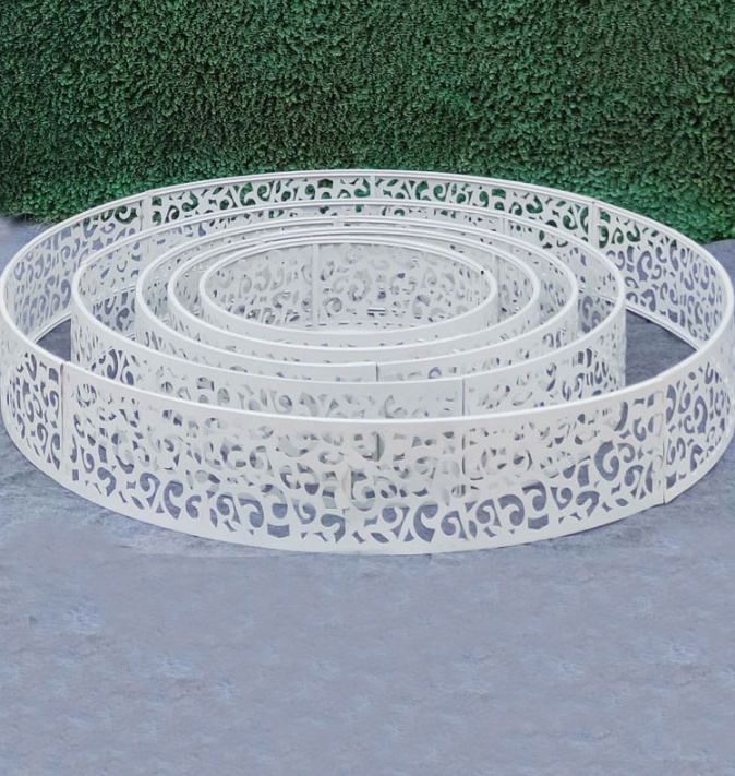Carved Circle Display - Fino Decor